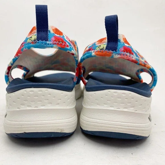 Skechers Arch Fit City Catch Navy Multi Floral Slingback Sandals 119354 Womens 7 - Picture 7 of 8